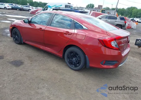 2020 Honda Civic Lx из США, поврежденный, VIN 2HGFC2F66LH554492